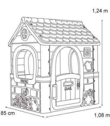 FEBER Roosa fantaasia aiamaja lastele