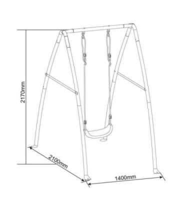 AXI Большой каркас для одноместных качелей