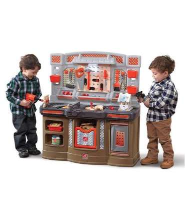 STEP2 suur tööpink lastele — meisterdamisnurk, valgus + 45 tarvikut