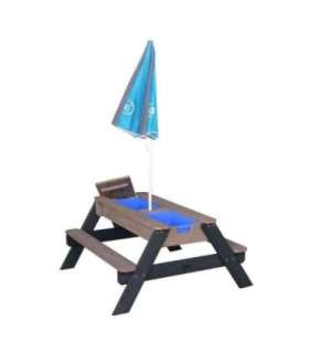 Пикниковый стол AXI Nick с контейнерами для песка/воды и зонтом