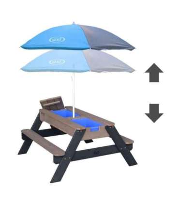 Пикниковый стол AXI Nick с контейнерами для песка/воды и зонтом