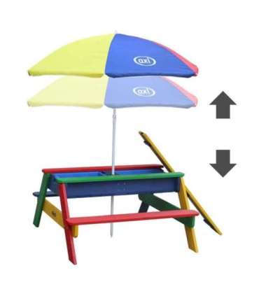 AXI Värviline laud vihmavarjuga