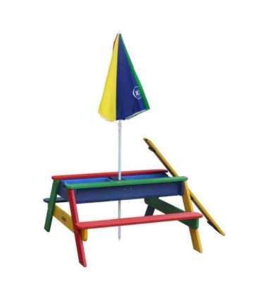 AXI Värviline laud vihmavarjuga