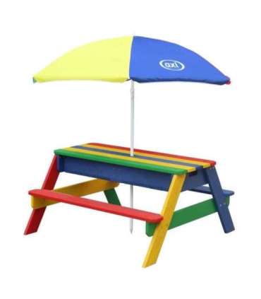 AXI Värviline laud vihmavarjuga