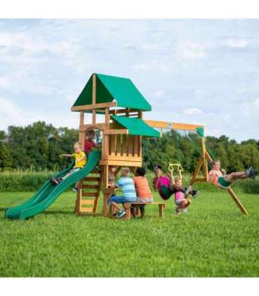 BACKYARD DISCOVERY Belmont puidust mänguväljak 6-ühes