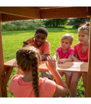 BACKYARD DISCOVERY Belmont puidust mänguväljak 6-ühes