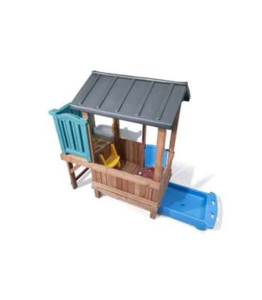 STEP2 Adventure puidust mänguväljak mängumaja liumägi