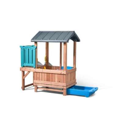 STEP2 Adventure деревянная игровая площадка домик горка