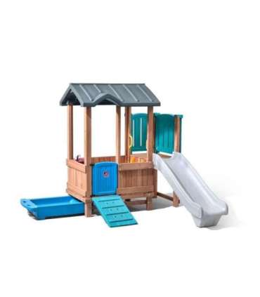 STEP2 Adventure puidust mänguväljak mängumaja liumägi