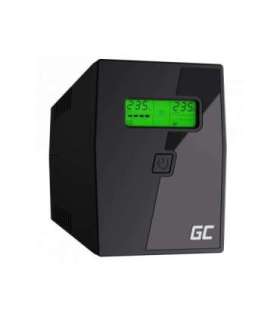 Green Cell UPS02 uninterruptible power supply (UPS) Line-Interactive 0.8 kVA 480 W 2 AC outlet(s)