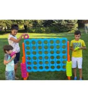 FEBER логическая стратегическая игра для сада и дома — 4 фишки в ряд (Mega 4 in Line)