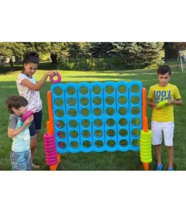 FEBER логическая стратегическая игра для сада и дома — 4 фишки в ряд (Mega 4 in Line)