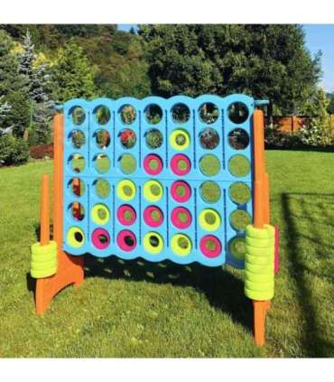 FEBER логическая стратегическая игра для сада и дома — 4 фишки в ряд (Mega 4 in Line)