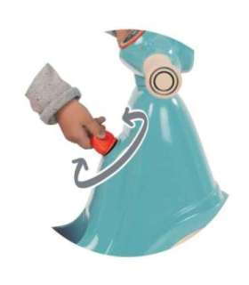 Smoby sinine sõiduk — retro skuuter vaiksete ratastega