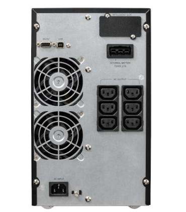 Eaton 9E 2000I uninterruptible power supply (UPS) Double-conversion (Online) 2 kVA 1600 W 6 AC outlet(s)