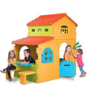 FEBER Super Villa suur aiamaja lauaga ja toolidega