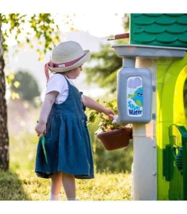 FEBER Eco aiamaja Linnutoitja Jäätmete sorteerimine Päikesepaneeli imitatsioon