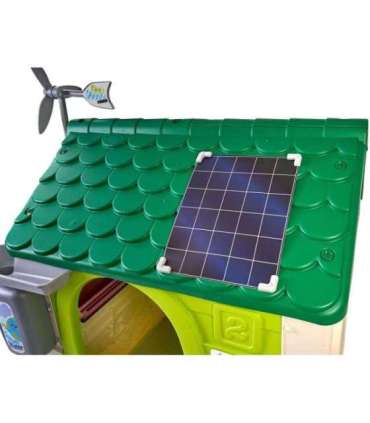 FEBER Eco aiamaja Linnutoitja Jäätmete sorteerimine Päikesepaneeli imitatsioon