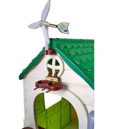 FEBER Eco aiamaja Linnutoitja Jäätmete sorteerimine Päikesepaneeli imitatsioon