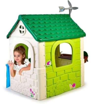 FEBER Eco aiamaja Linnutoitja Jäätmete sorteerimine Päikesepaneeli imitatsioon