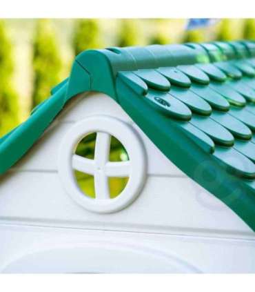 FEBER Eco aiamaja Linnutoitja Jäätmete sorteerimine Päikesepaneeli imitatsioon