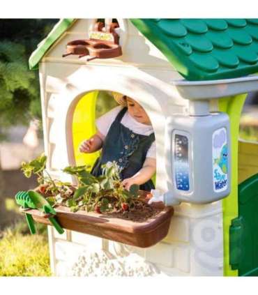 FEBER Eco aiamaja Linnutoitja Jäätmete sorteerimine Päikesepaneeli imitatsioon