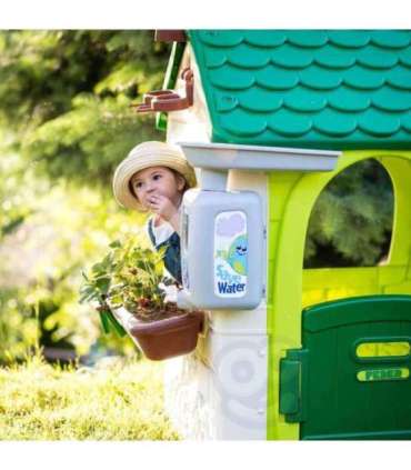 FEBER Eco aiamaja Linnutoitja Jäätmete sorteerimine Päikesepaneeli imitatsioon