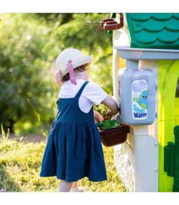 FEBER Eco aiamaja Linnutoitja Jäätmete sorteerimine Päikesepaneeli imitatsioon