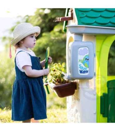 FEBER Eco aiamaja Linnutoitja Jäätmete sorteerimine Päikesepaneeli imitatsioon