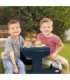 Little Tikes sinakas-roheline lastele mõeldud piknikulaud aeda