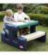 Детский пикниковый столик Little Tikes, сине-зелёный, для сада