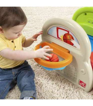 STEP2 laste mänguväljak, tegevuskeskus, liumägi, korvpall, pesapall