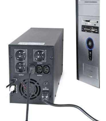 Gembird EG-UPS-036 uninterruptible power supply (UPS) Line-Interactive 3 kVA 1800 W 6 AC outlet(s)