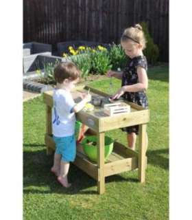 CLASSIC WORLD EDU puidust köögitööpind, köögitarvikute kapp, mängukomplekt