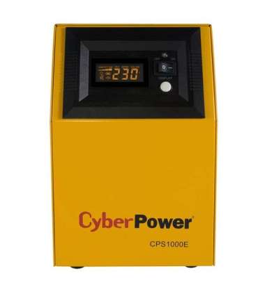 CyberPower CPS1000E uninterruptible power supply (UPS) Double-conversion (Online) 1 kVA 700 W 2 AC outlet(s)