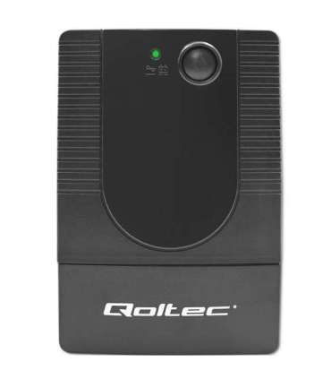 Qoltec 53773 uninterruptible power supply (UPS) Line-Interactive 0.85 kVA 480 W 1 AC outlet(s)