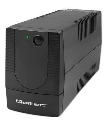 Qoltec 53773 uninterruptible power supply (UPS) Line-Interactive 0.85 kVA 480 W 1 AC outlet(s)