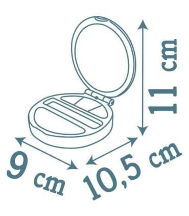 SMOBY My Beauty kompaktne pudridoos peegli ja valgusega