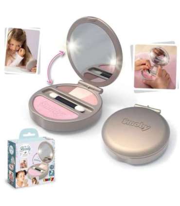 SMOBY My Beauty kompaktne pudridoos peegli ja valgusega