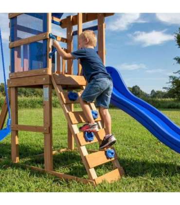 BACKYARD DISCOVERY puidust mänguväljak Aurora mängumaja liumägi