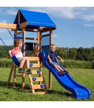 BACKYARD DISCOVERY деревянная игровая площадка Aurora домик горка