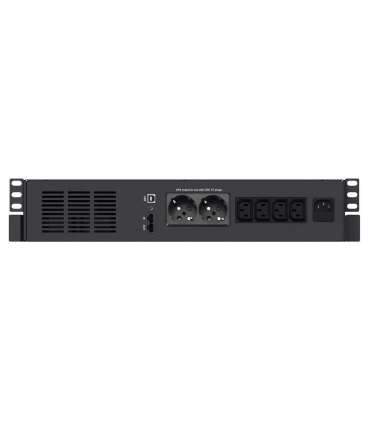 Infosec X4 600 RM Plus uninterruptible power supply (UPS) Line-Interactive 0.6 kVA 360 W 6 AC outlet(s)