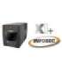 Infosec UPS X1+ 1000 Backup Power Supply 1000VA, 500W, 2× FR/Schuko