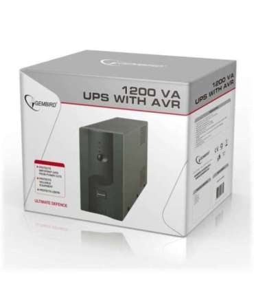 Gembird UPS-PC-1202AP uninterruptible power supply (UPS) Line-Interactive 1.2 kVA 720 W 4 AC outlet(s)