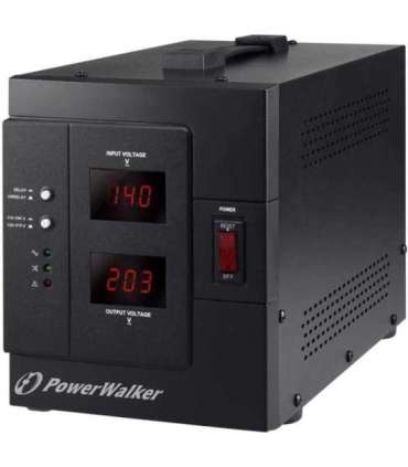 PowerWalker AVR 3000 SIV FR voltage regulator 1 AC outlet(s) 110-280 V Black
