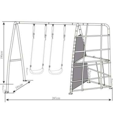 AXI perekondlik spordikeskus kiiged ronimisvõrk