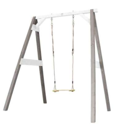AXI деревянные качели с сиденьем — серые, для детской площадки