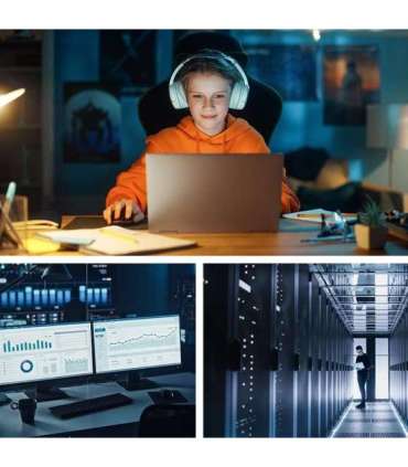 Qoltec 53772 uninterruptible power supply (UPS) Line-Interactive 0.65 kVA 360 W 1 AC outlet(s)