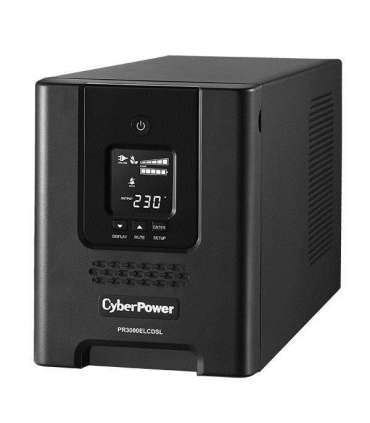 CyberPower PR3000ELCDSL uninterruptible power supply (UPS) Line-Interactive 3 kVA 2700 W 9 AC outlet(s)