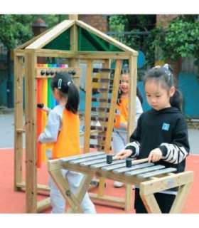 CLASSIC WORLD EDU Muusikaline puidust mänguväljak XXL